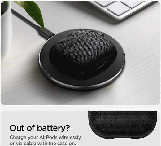 Spigen Urban Fit Apple AirPods 4 Hoesje Zwart afbeelding 6