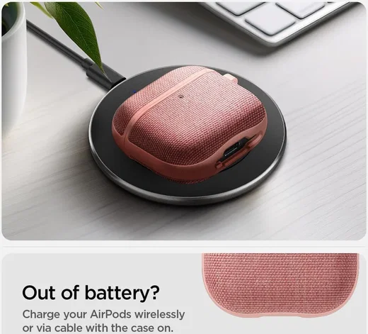 Spigen Urban Fit Apple AirPods 4 Hoesje Roze Goud afbeelding 5