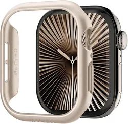 Spigen Thin Fit - Apple Watch 11/10 42MM Bumper Hoesje - Beige afbeelding