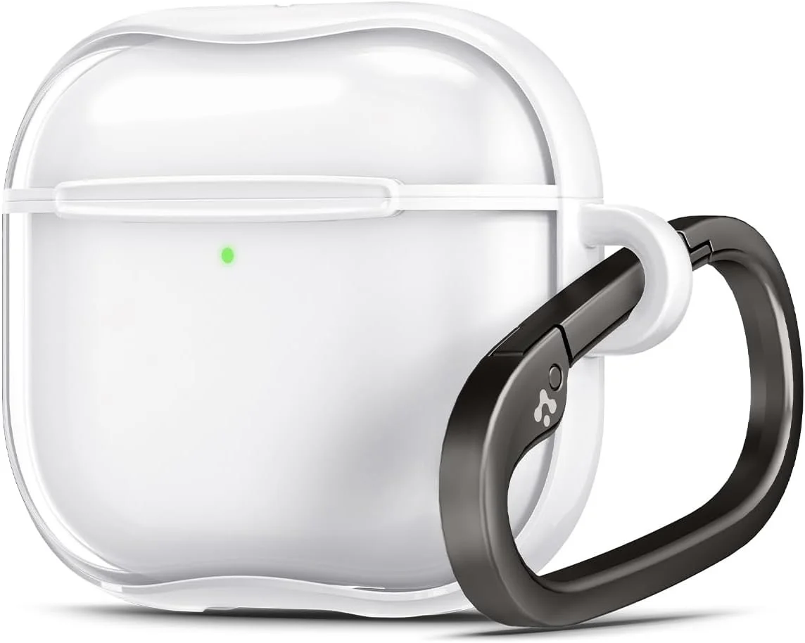 Spigen Ultra Hybrid Apple AirPods 4 Hoesje Transparant Wit afbeelding 1