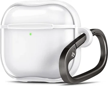 Spigen Ultra Hybrid Apple AirPods 4 Hoesje Transparant Wit