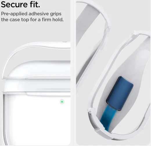 Spigen Ultra Hybrid Apple AirPods 4 Hoesje Transparant Wit afbeelding 6