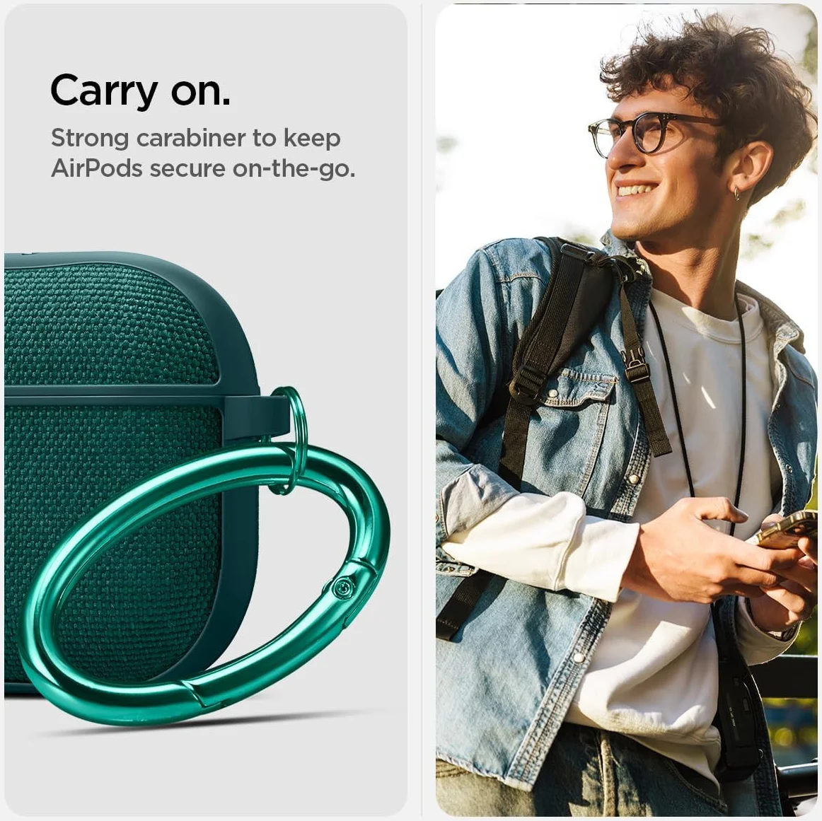Spigen Urban Fit Apple AirPods 4 Hoesje Groen afbeelding 4