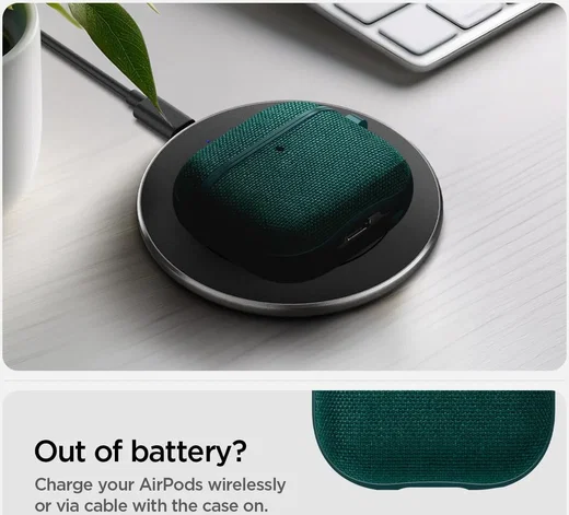 Spigen Urban Fit Apple AirPods 4 Hoesje Groen afbeelding 6
