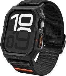 Spigen Lite Fit Pro - Apple Watch 11/10 42MM Hoesje en Bandje - Zwart afbeelding