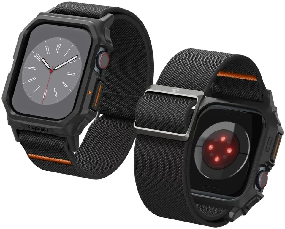 Spigen Lite Fit Pro - Apple Watch 11/10 42MM Hoesje en Bandje - Zwart afbeelding 10