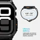 Spigen Lite Fit Pro - Apple Watch 11/10 42MM Hoesje en Bandje - Zwart afbeelding 8