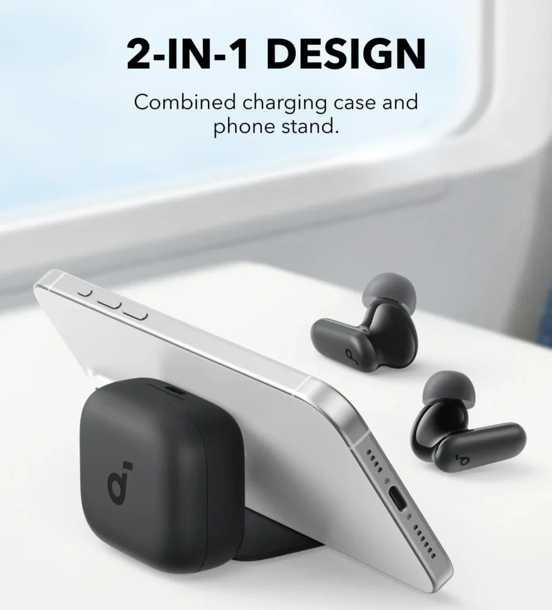 Anker Soundcore P30i Draadloze Oordopjes ANC Bluetooth 5.4 Oortjes Zwart afbeelding 2