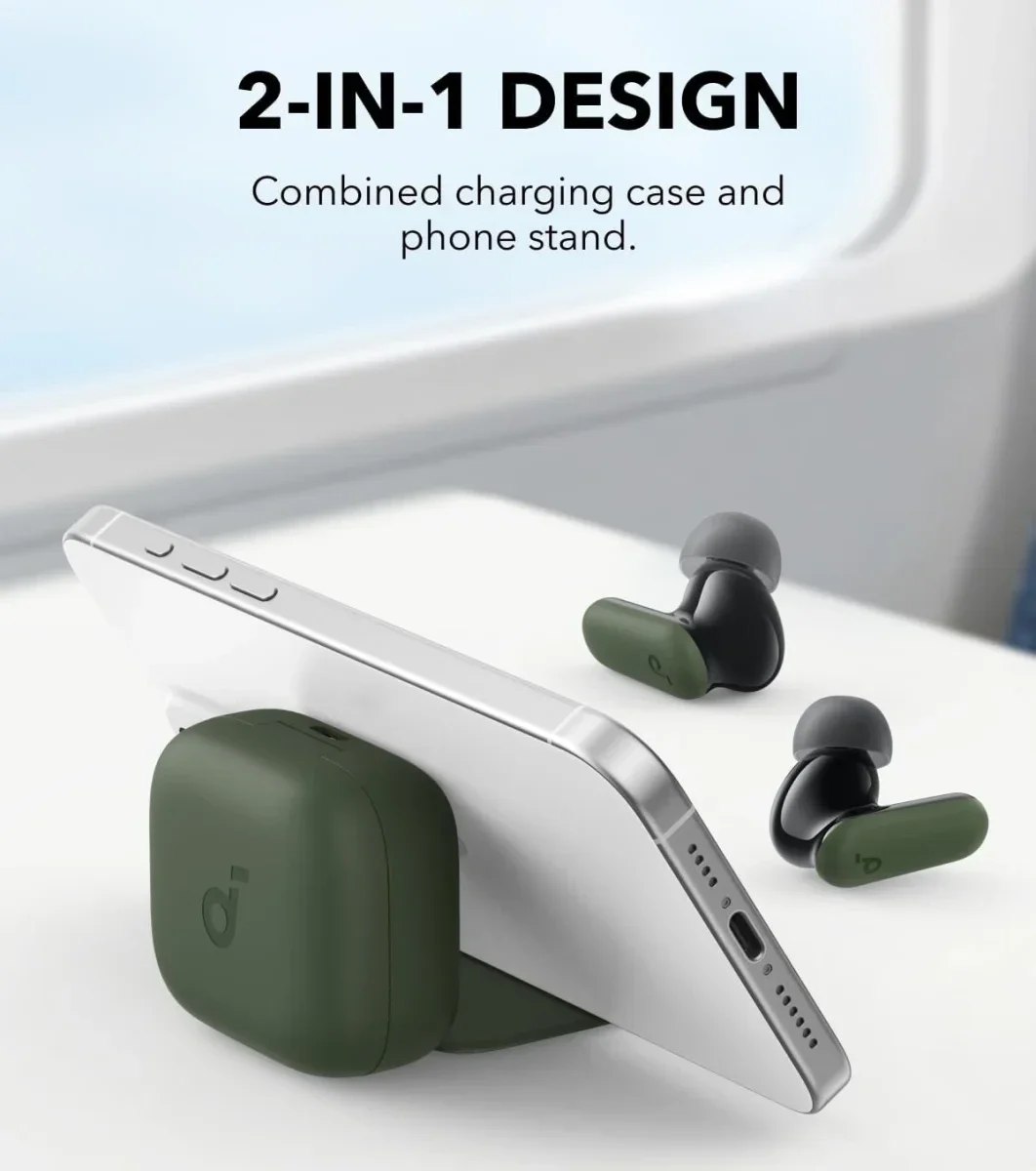 Anker Soundcore P30i Draadloze Oordopjes ANC Bluetooth 5.4 Oortjes Groen afbeelding 2