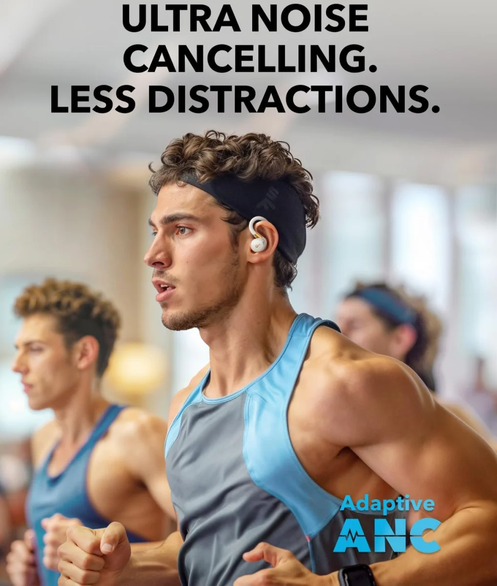 Anker SoundCore Sport X20 ANC Draadloze Sport Oordopjes met Oorhaken Wit afbeelding 2