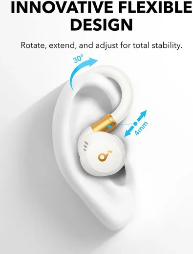 Anker SoundCore Sport X20 ANC Draadloze Sport Oordopjes met Oorhaken Wit afbeelding 5