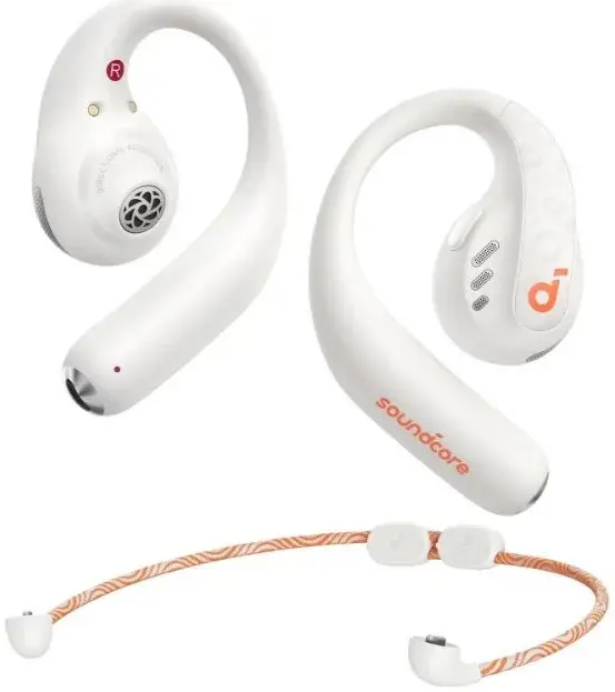 Anker SoundCore AeroFit Pro Open-Ear Oordopjes met Nekband Wit afbeelding 2
