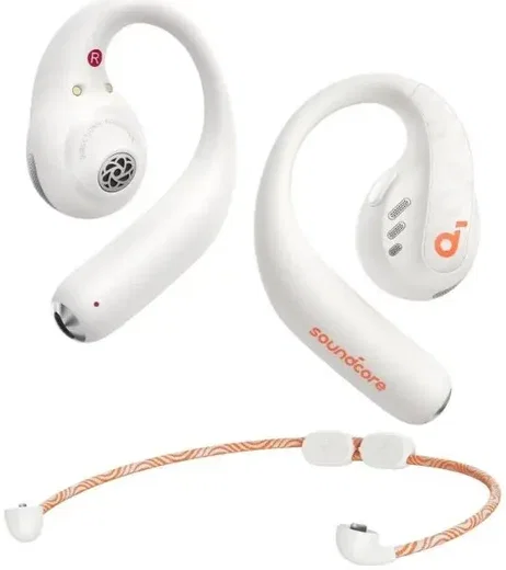 Anker SoundCore AeroFit Pro Open-Ear Oordopjes met Nekband Wit afbeelding 2