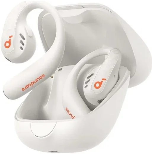 Anker SoundCore AeroFit Pro Open-Ear Oordopjes met Nekband Wit afbeelding 1