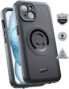 SP Connect Xtreme SPC+ iPhone 15 Hoesje Full Protect MagSafe Zwart