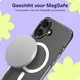 HappyCase Joy Apple iPhone 16 Hoesje MagSafe Back Cover Crystal Clear afbeelding 5
