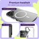 HappyCase Joy Apple iPhone 16 Hoesje MagSafe Back Cover Crystal Clear afbeelding 3