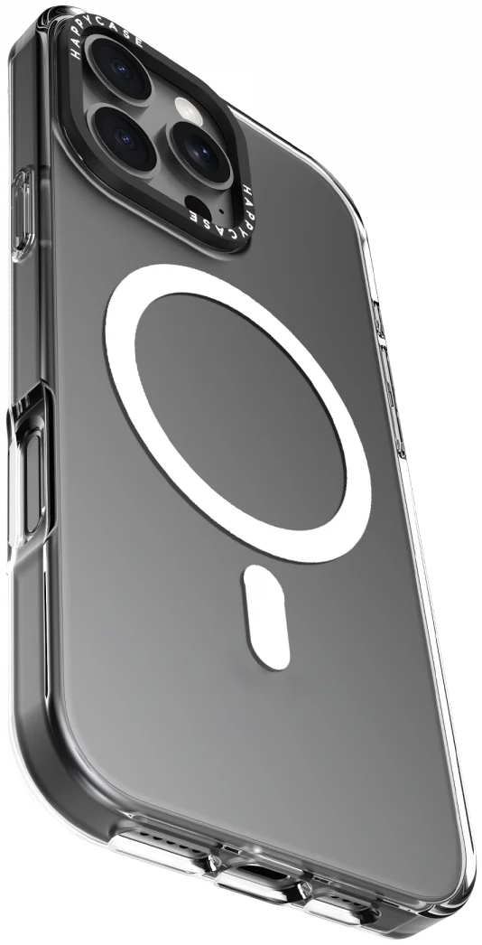 HappyCase Joy Apple iPhone 16 Pro Hoesje MagSafe Back Cover Crystal Clear afbeelding 13