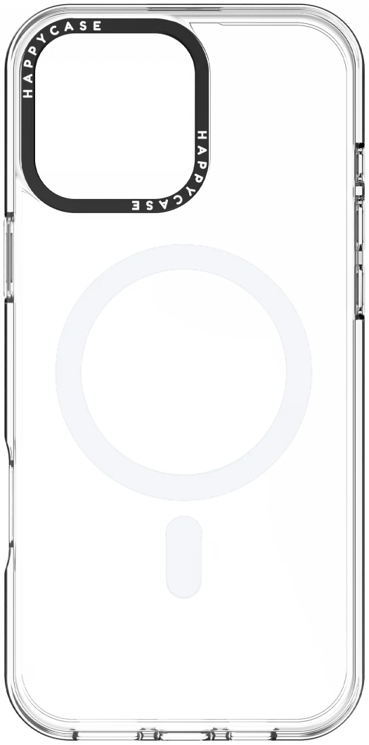 HappyCase Joy Apple iPhone 16 Pro Hoesje MagSafe Back Cover Crystal Clear afbeelding 1