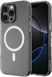 HappyCase Joy Apple iPhone 16 Pro Max Hoesje MagSafe Back Cover Crystal Clear afbeelding