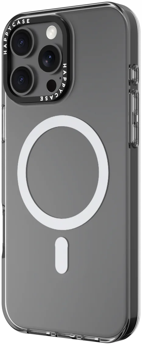 HappyCase Joy Apple iPhone 16 Pro Max Hoesje MagSafe Back Cover Crystal Clear afbeelding 15