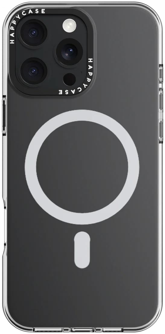 HappyCase Joy Apple iPhone 16 Pro Max Hoesje MagSafe Back Cover Crystal Clear afbeelding 13