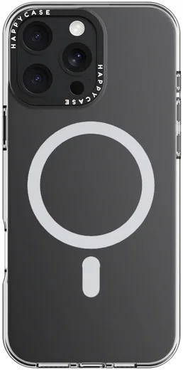 HappyCase Joy Apple iPhone 16 Pro Max Hoesje MagSafe Back Cover Crystal Clear afbeelding 13