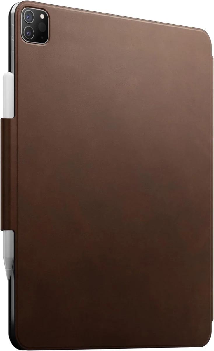 Nomad Leather Folio Plus iPad Air 13 (24/25)/Pro 12.9 (22/21/20/18) Hoes Bruin afbeelding 5
