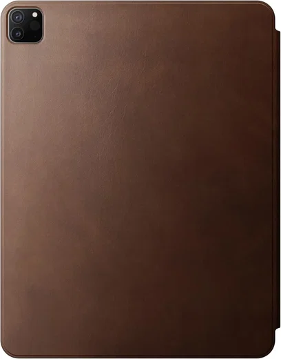 Nomad Leather Folio iPad Air 13 (24/25)/Pro 12.9 (22/21/20/18) Hoes Leer Bruin afbeelding 2