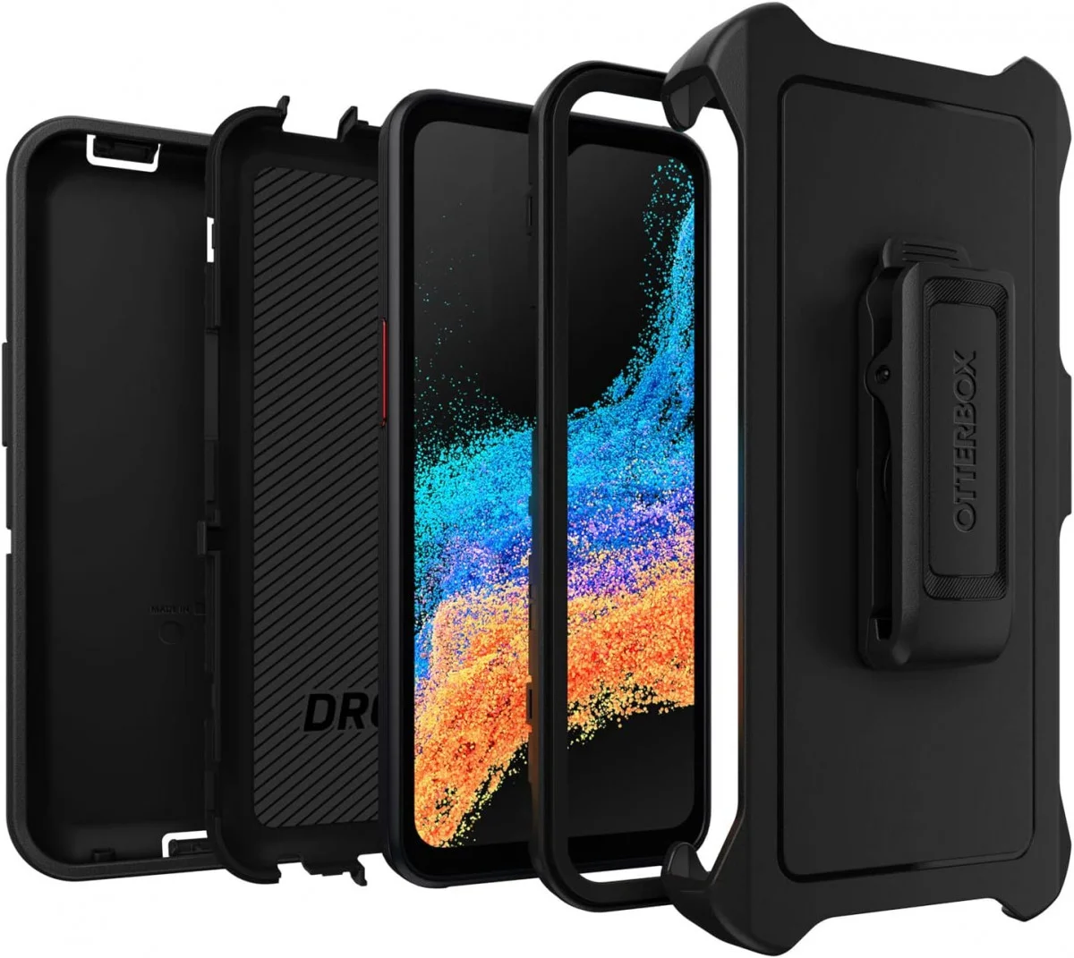 OtterBox Defender Samsung Galaxy Xcover 6 Pro Hoesje Back Cover Zwart afbeelding 6