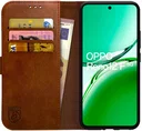 Rosso Element Oppo Reno 12 F Hoesje Book Case Wallet Bruin