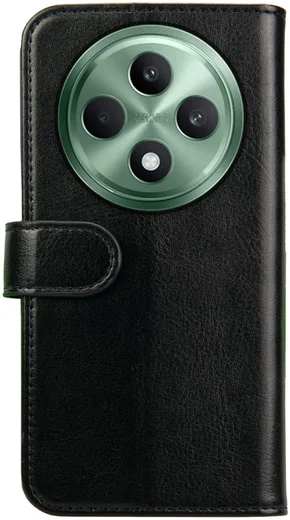 Rosso Element Oppo Reno 12 F Hoesje Book Case Wallet Zwart afbeelding 2