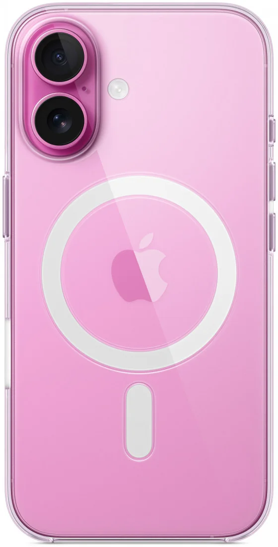 Origineel Apple iPhone 16 Hoesje MagSafe Clear Case Transparant afbeelding 4