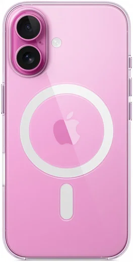 Origineel Apple iPhone 16 Hoesje MagSafe Clear Case Transparant afbeelding 4