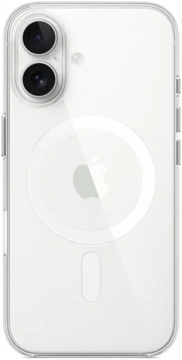 Origineel Apple iPhone 16 Hoesje MagSafe Clear Case Transparant afbeelding 5
