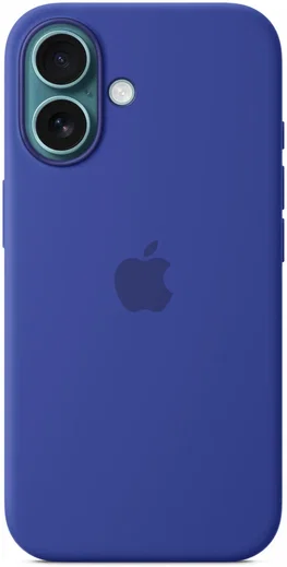 Origineel Apple iPhone 16 Hoesje MagSafe Silicone Case Ultramarijn afbeelding 2