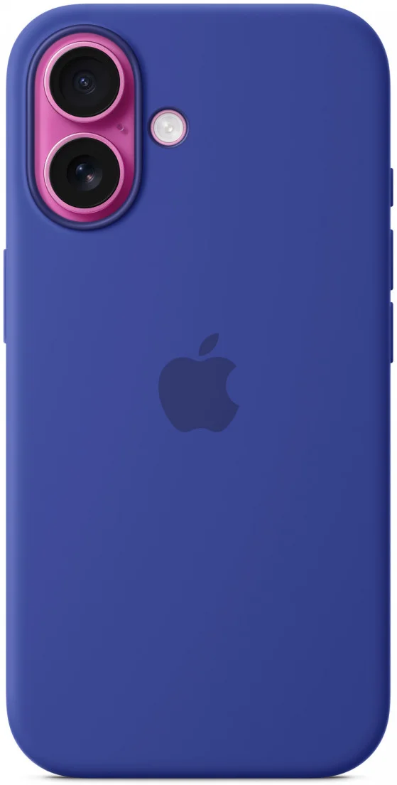 Origineel Apple iPhone 16 Hoesje MagSafe Silicone Case Ultramarijn afbeelding 3
