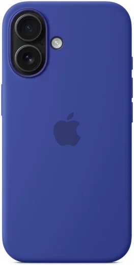 Origineel Apple iPhone 16 Hoesje MagSafe Silicone Case Ultramarijn afbeelding 5