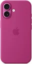 Origineel Apple iPhone 16 Hoesje MagSafe Silicone Case Fuchsia