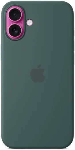 Origineel Apple iPhone 16 Plus Hoesje MagSafe Silicone Case Blauwgroen afbeelding 3
