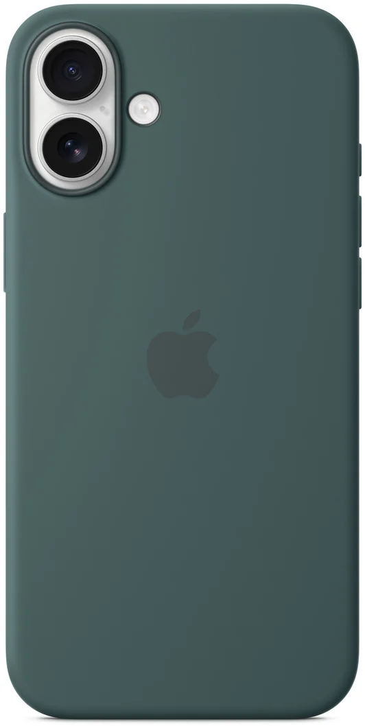 Origineel Apple iPhone 16 Plus Hoesje MagSafe Silicone Case Blauwgroen afbeelding 4