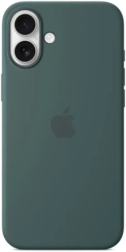 Origineel Apple iPhone 16 Plus Hoesje MagSafe Silicone Case Blauwgroen afbeelding 4