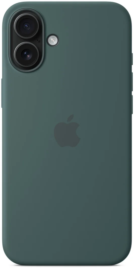 Origineel Apple iPhone 16 Plus Hoesje MagSafe Silicone Case Blauwgroen afbeelding 5