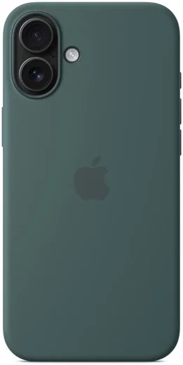 Origineel Apple iPhone 16 Plus Hoesje MagSafe Silicone Case Blauwgroen afbeelding 5