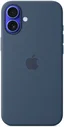 Origineel Apple iPhone 16 Plus Hoesje MagSafe Silicone Case Denim