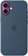 Origineel Apple iPhone 16 Plus Hoesje MagSafe Silicone Case Denim afbeelding 3