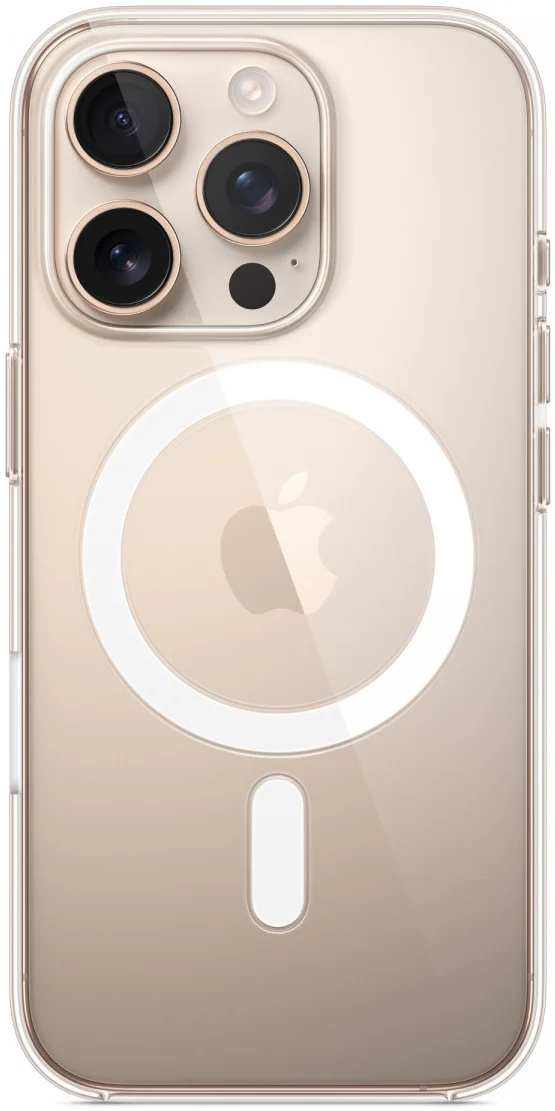 Origineel Apple iPhone 16 Pro Hoesje MagSafe Clear Case Transparant afbeelding 1