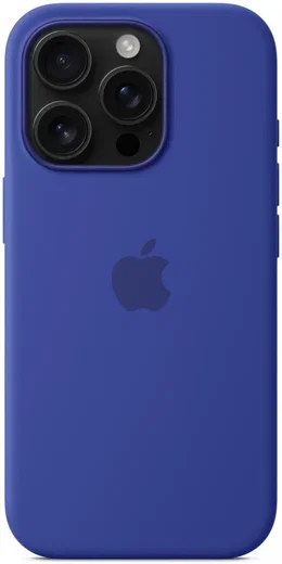 Origineel Apple iPhone 16 Pro Hoesje MagSafe Silicone Case Ultramarijn afbeelding 1