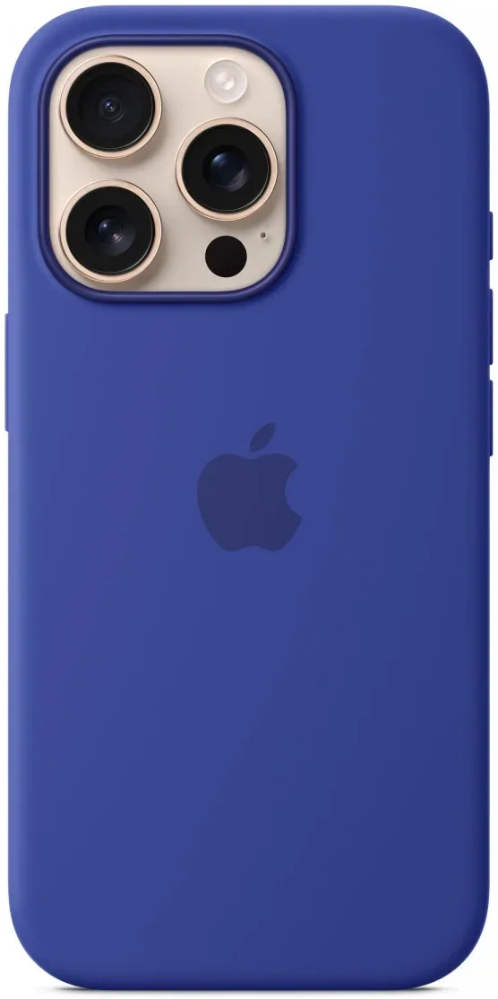 Origineel Apple iPhone 16 Pro Hoesje MagSafe Silicone Case Ultramarijn afbeelding 2