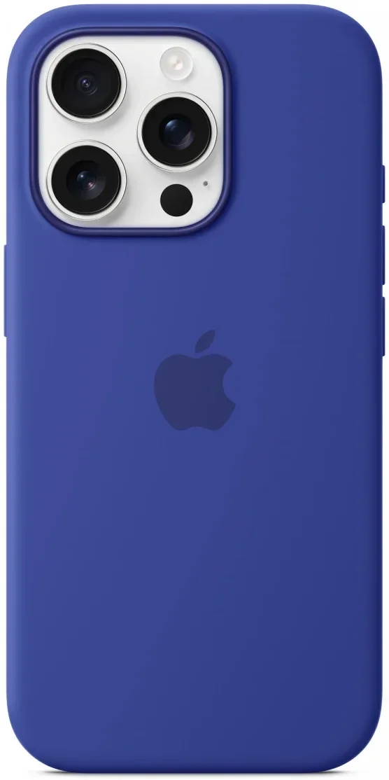 Origineel Apple iPhone 16 Pro Hoesje MagSafe Silicone Case Ultramarijn afbeelding 4